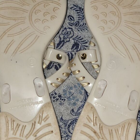 Jack Rogers Georgica Jelly Thong Sandals Women's Size 5 - Picture 6 of 10